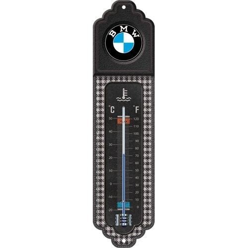 BMW Pepita logo reclame thermometer van metaal dedcoratie, Verzamelen, Ophalen of Verzenden, Nieuw, Auto's