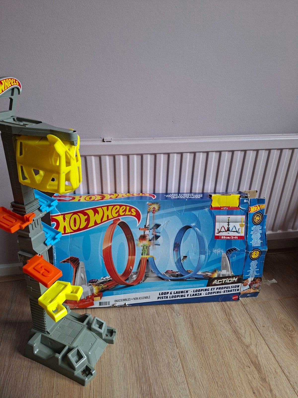 Hot wheels racebaan, Ophalen, Zo goed als nieuw, Elektrisch, Hot Wheels