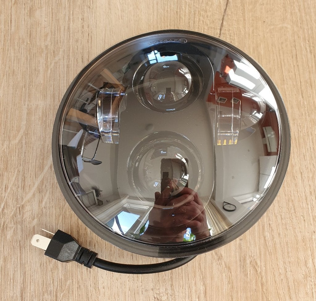 Koplamp lens Harley 5,75" dyna, sportster, softtail, Ophalen of Verzenden