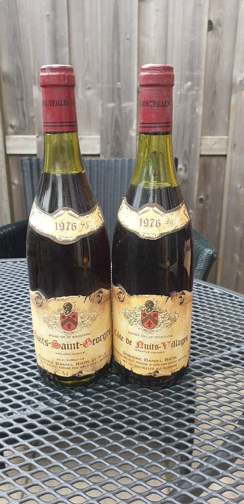 1976 Grand vin de Bourgogne Cote De Nuits- Villages, Frankrijk, Nieuw, Ophalen of Verzenden, Rode wijn
