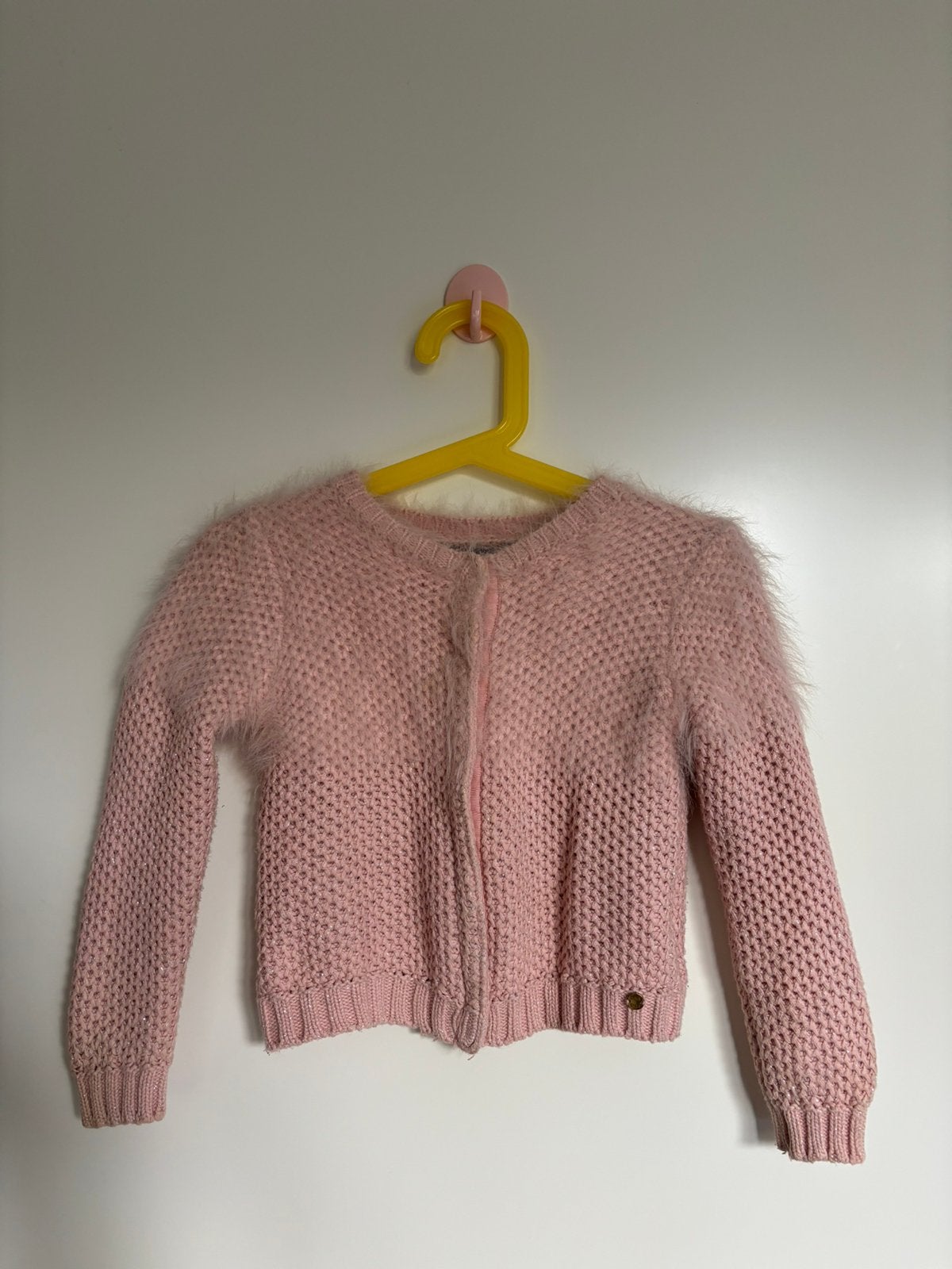 IKKS Roze vestje met kasjmier 98cm, Ophalen of Verzenden, Gebruikt, Meisje, Trui of Vest