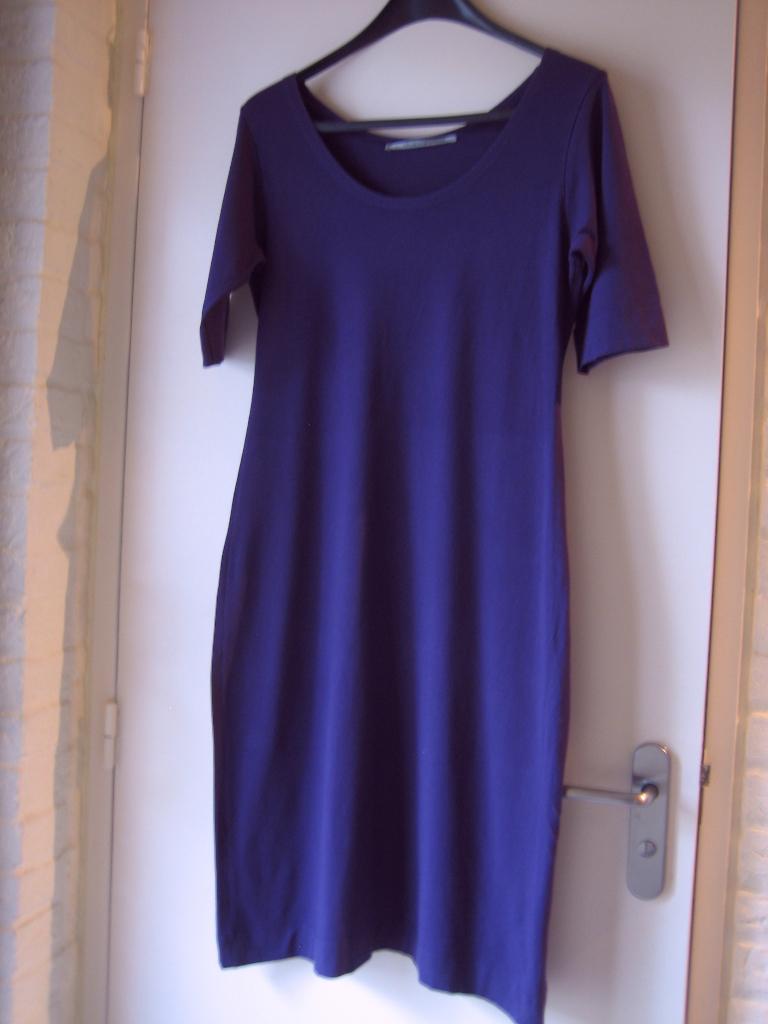 Mooie paarse basisjurk of combinatie KEMPERMAN, L snazzeys, Kleding | Dames, Verzenden, Paars, Maat 42/44 (L), Nieuw