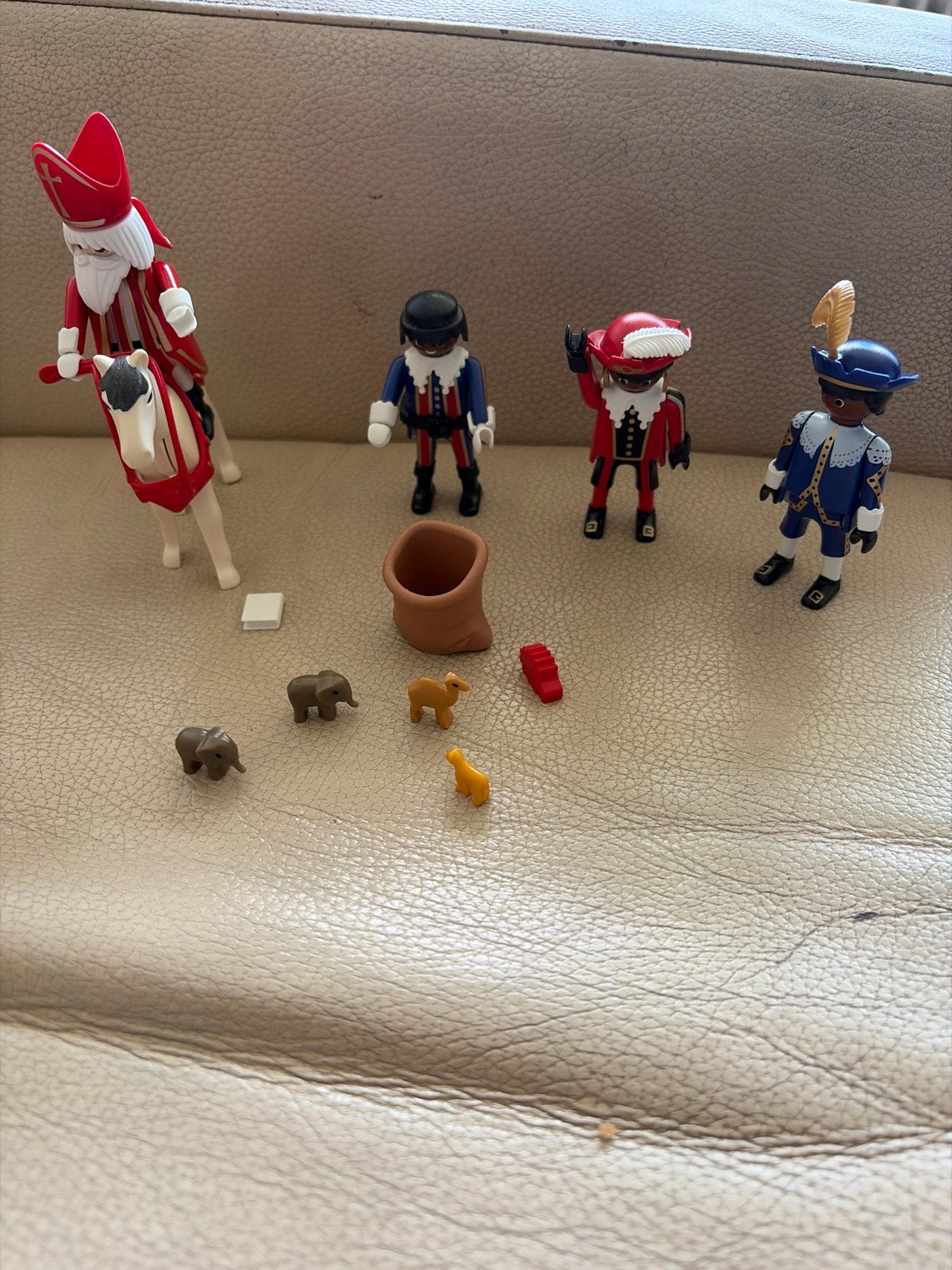 Vintage. Playmobil 4893 Set  sint  & piet, Ophalen, Zo goed als nieuw, Complete set, Figuren