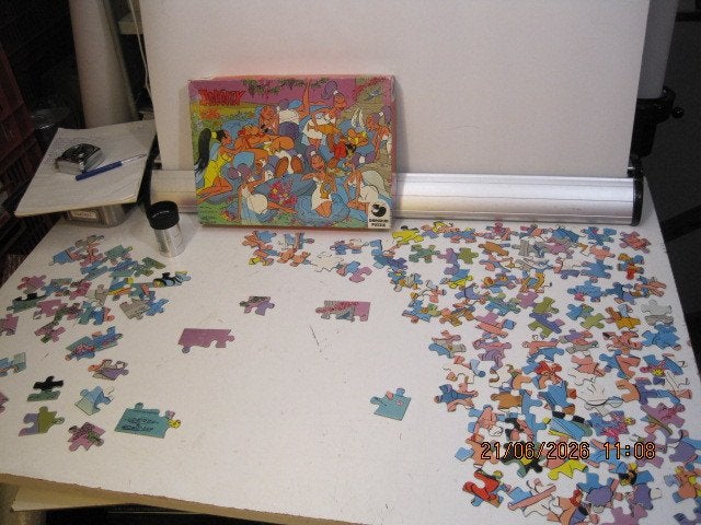 asterix en obelix puzzel compleet (396), Ophalen of Verzenden, Asterix en Obelix, Gebruikt, Overige typen