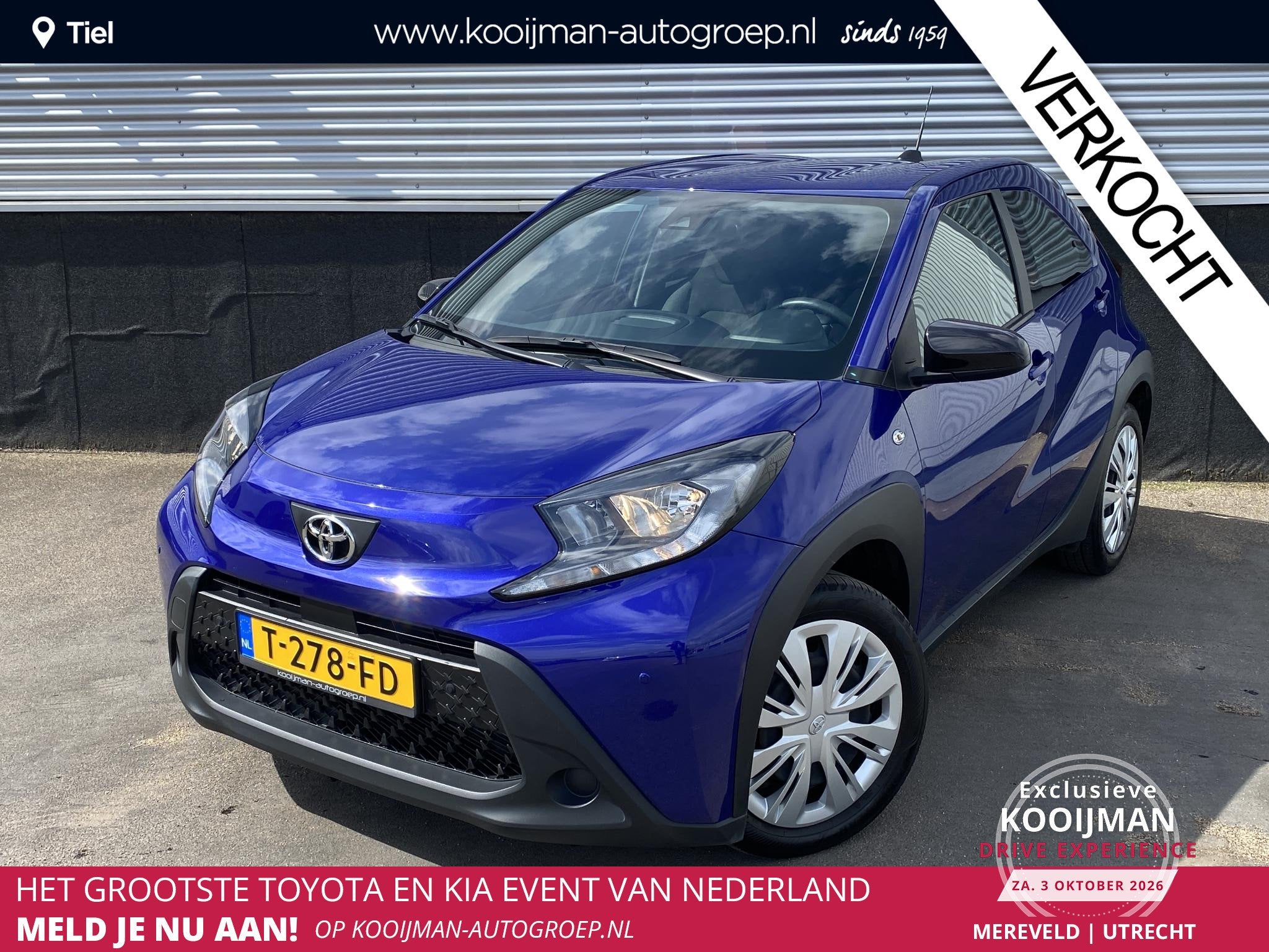 Toyota Aygo X 1.0 VVT-i S-CVT Play Lage KM stand, achteruitr