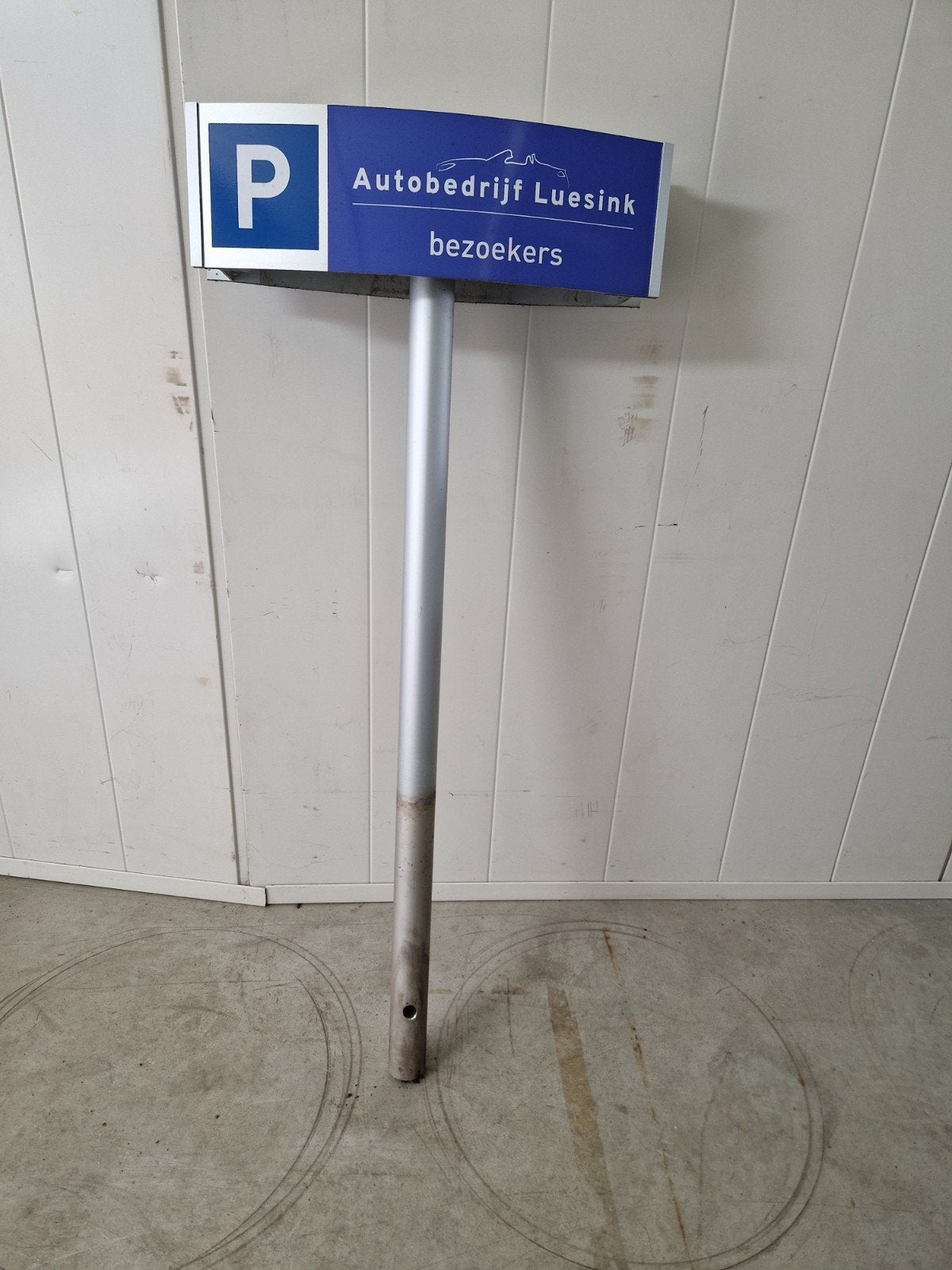 6 Aluminium Parkeerplaats Borden - 115 cm Hoog, Auto diversen, Ophalen of Verzenden