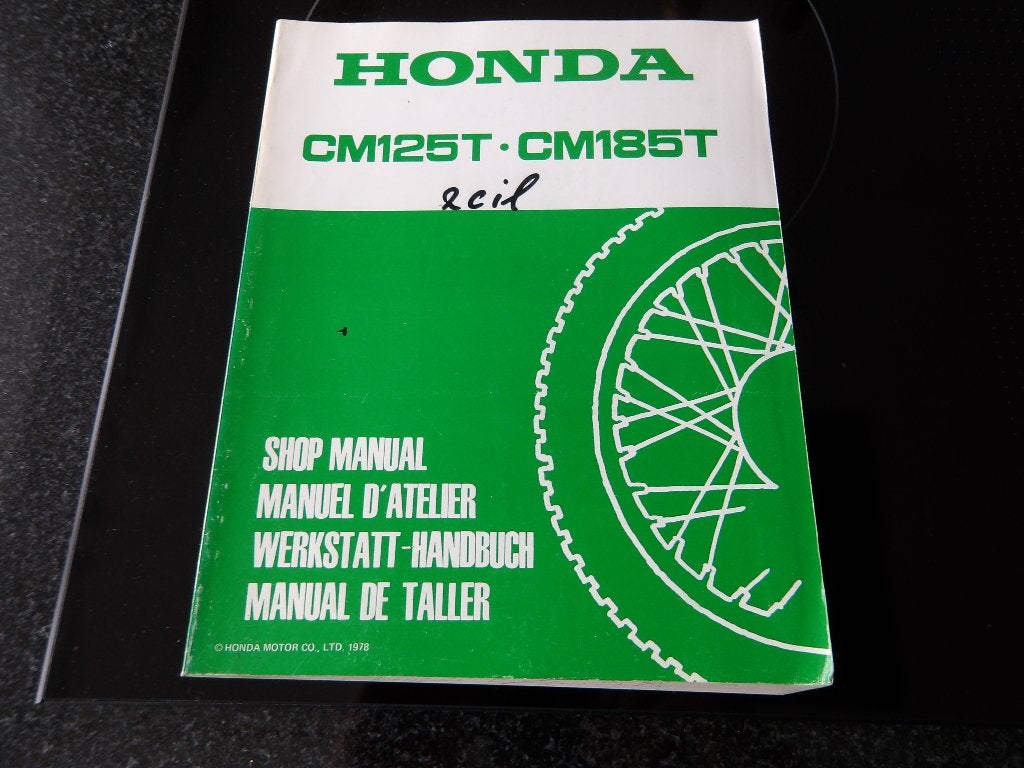 Honda CM125T CM185T Werkplaatshandboek Shop Manual 1978, Verzenden, Honda