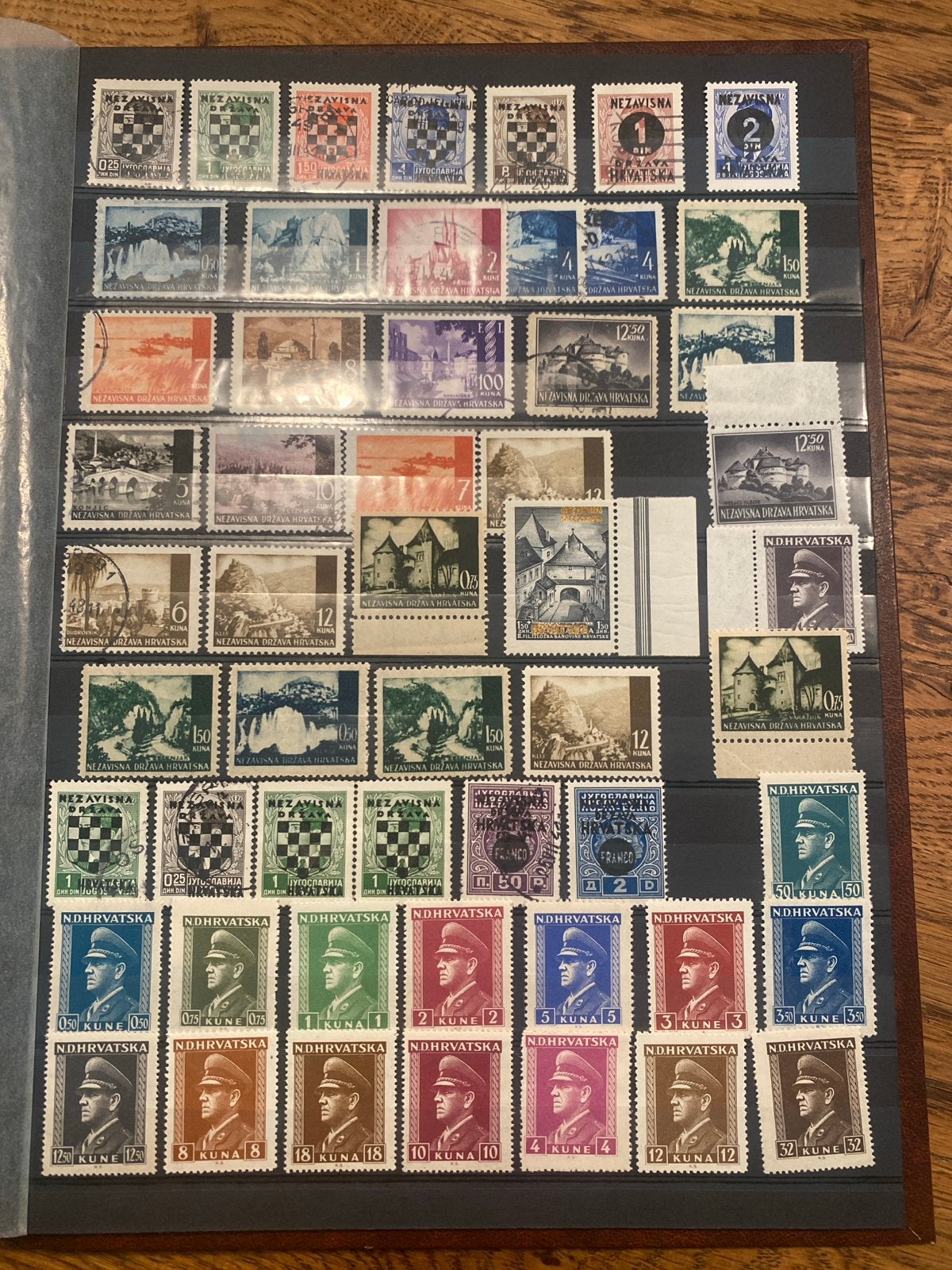 Verzameling Kroatische postzegels, Ophalen of Verzenden, Na 1940, Gestempeld