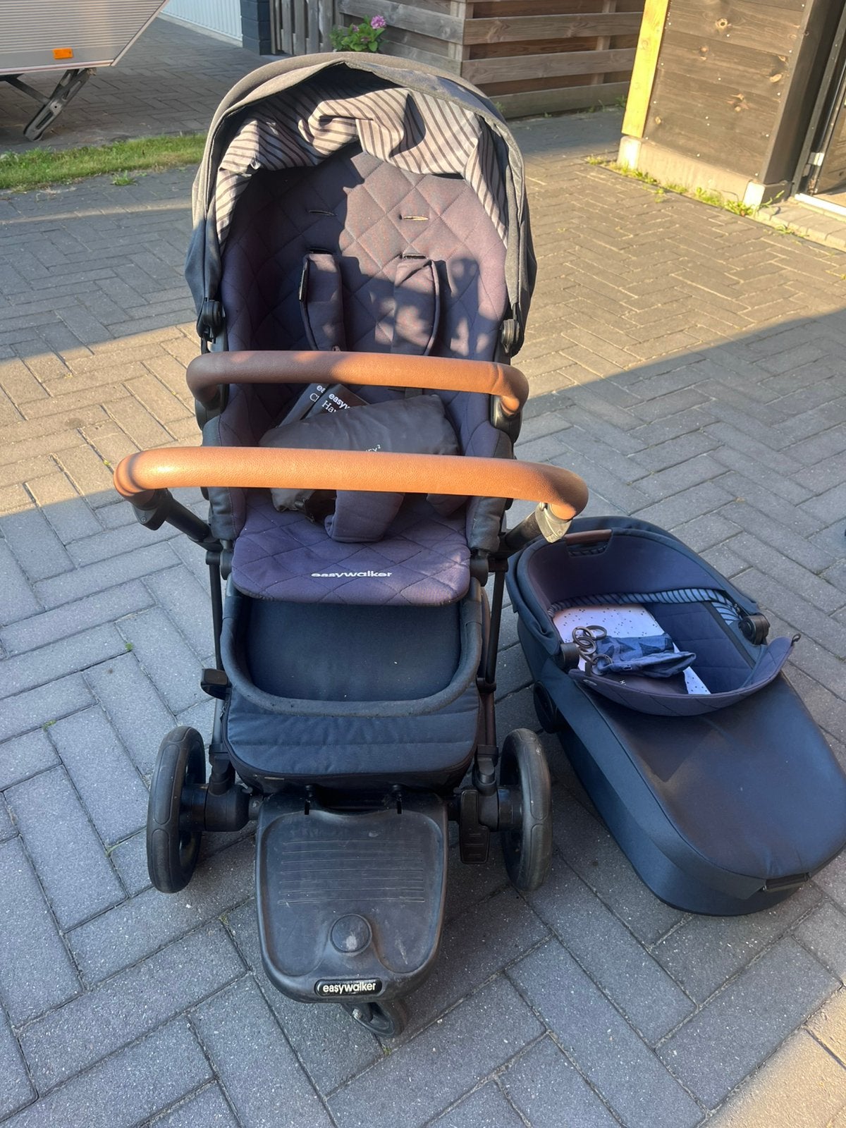 Zeer complete Easywalker Harvey 2, Gebruikt, Combiwagen, Verstelbare duwstang, Ophalen