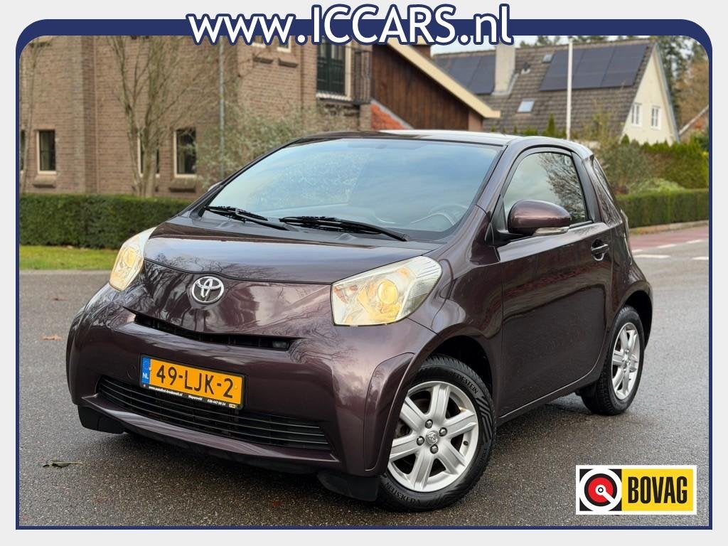 Toyota IQ 1.0 VVTI - Airco - Lm velgen - APK 05-2026 !!!, Gebruikt, Overige kleuren, 4 stoelen, Origineel Nederlands