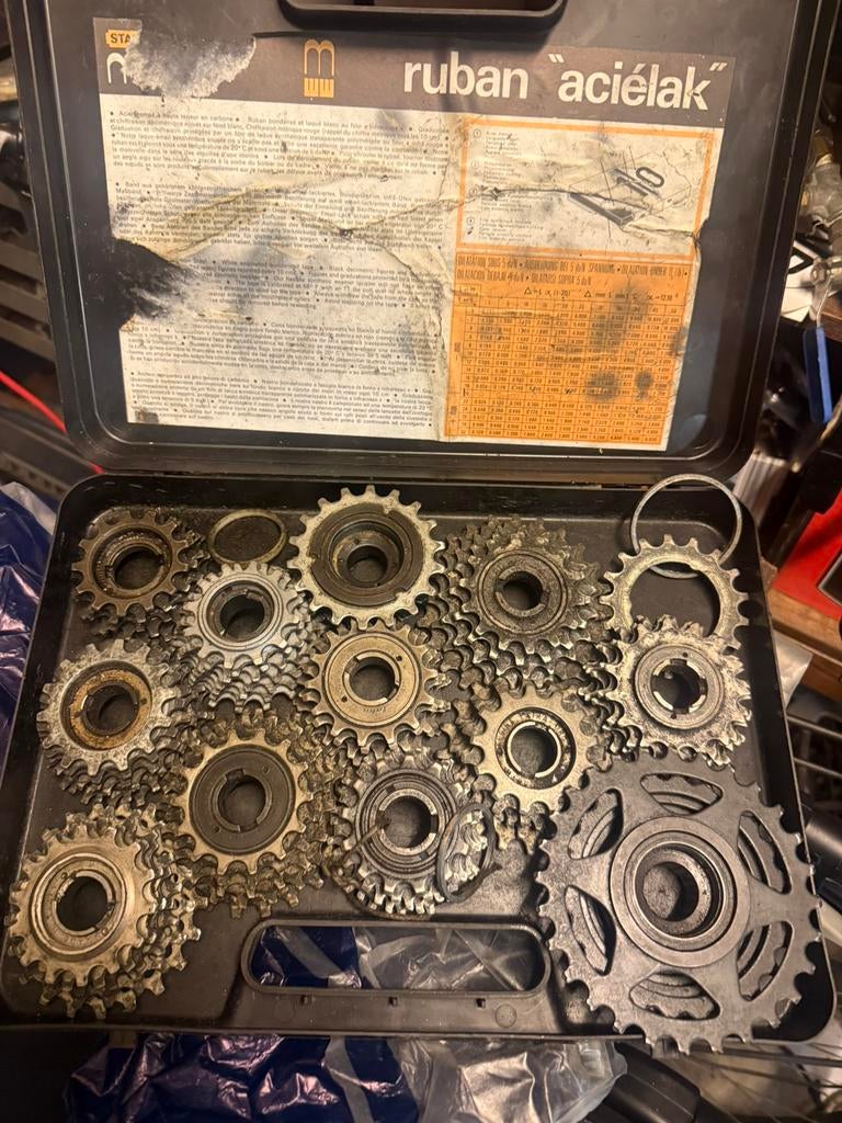 vintage fiets-tandwielen  Suntour, Sachs France en Moliard, Ophalen of Verzenden, Gebruikt