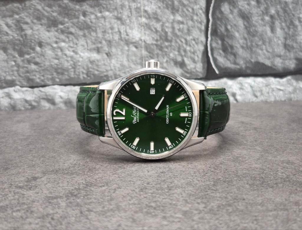 Paul Picot Gentleman 40 Automatic Full Set 2023 + Extra Band, Sieraden, Tassen en Uiterlijk, Horloges | Heren, Overige merken