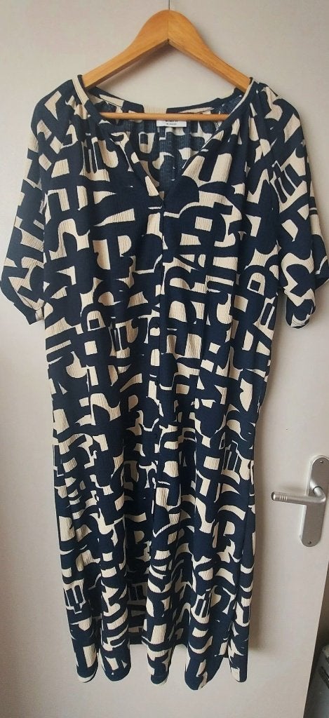 Gina Benotti Jurk XL (48/50), Kleding | Dames, Blauw, Maat 46/48 (XL) of groter, Ophalen of Verzenden, Zo goed als nieuw