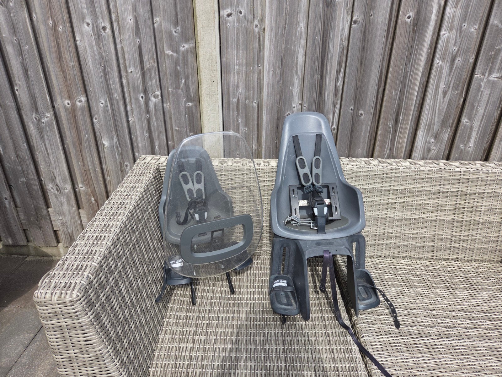 Bobine baby en kinderstoeltje voor op de fiets., Ophalen
