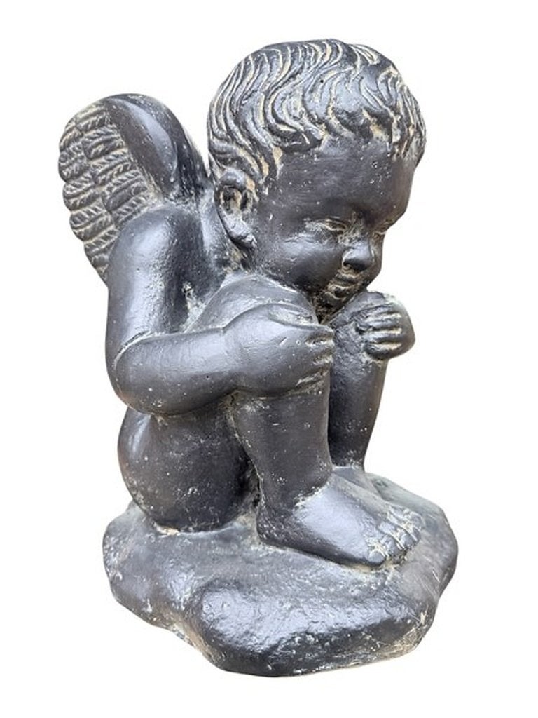 Zittende Engel 37cm – Casting stone – 37 x 27 x 24cm, Ophalen, Nieuw