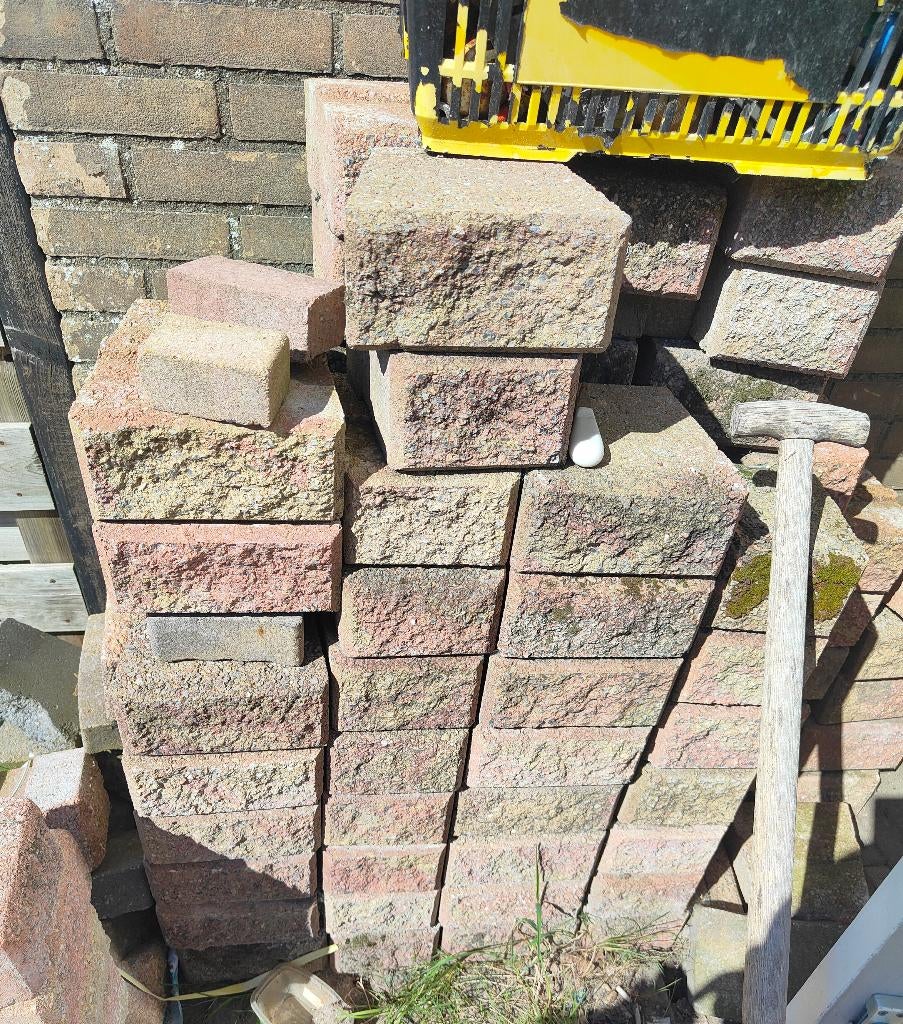 Sierstenen gratis, Tuin en Terras, Tegels en Klinkers, Ophalen, Gebruikt, Overige typen, Minder dan 5 m²