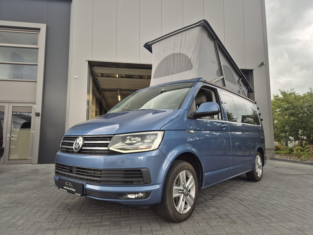 Vw T6 California Ocean DSG LED Airco ACC 48dkm, Koelkast, Buscamper of Camperbus, Volkswagen, Luifel