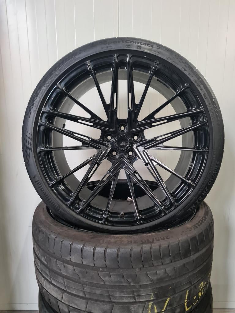 22' Audi RS6 RS7 C8 BC Forged EH185 Velgen met zomerbanden