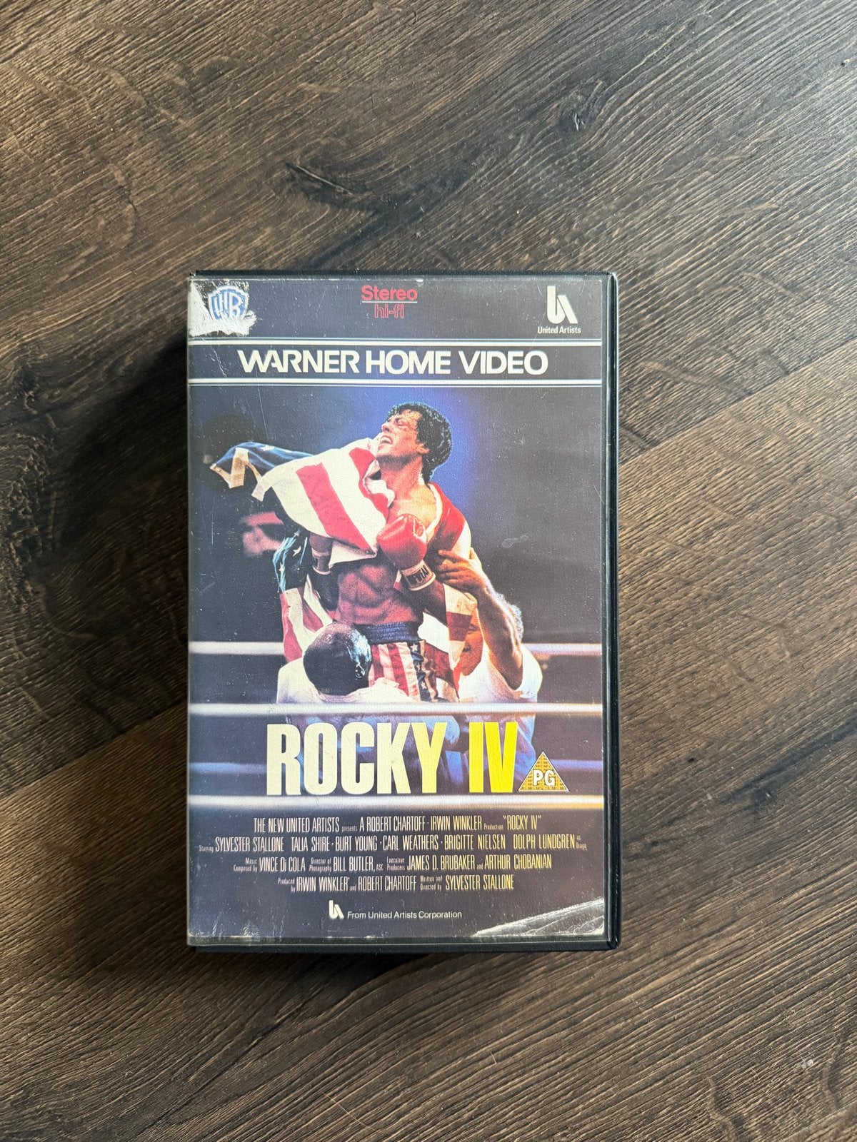 Rocky IV VHS - ex rental big box, Ophalen of Verzenden, Actie en Avontuur, Vanaf 12 jaar, VHS