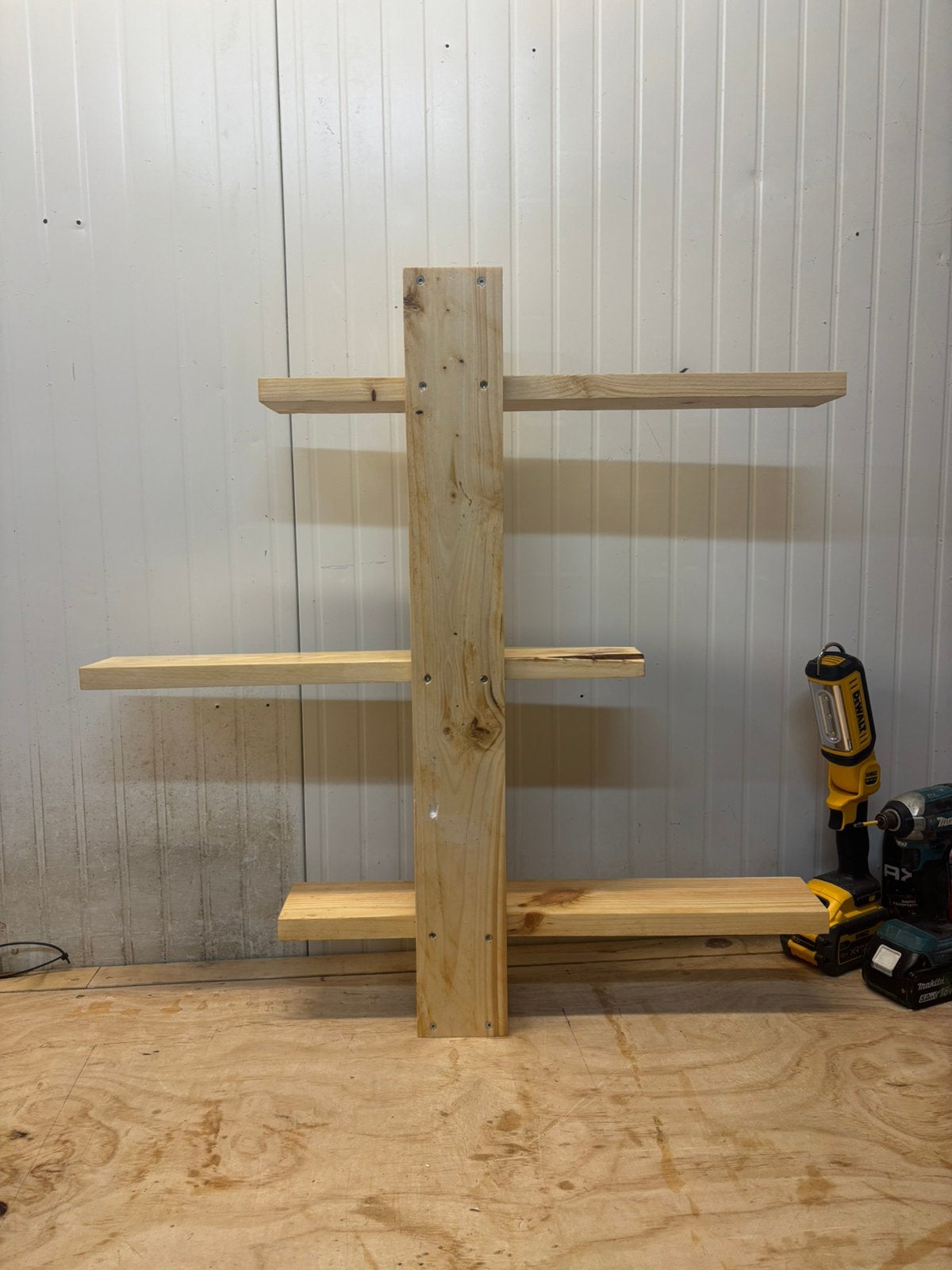 Landelijke decoratie plank, Ophalen, Hout, Meerkleurig, Landelijk
