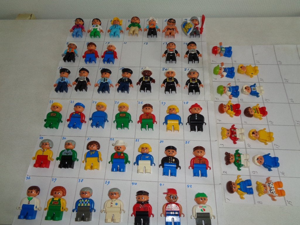 Duplo poppetjes Vader,moeder,opa,oma,kinderen., Ophalen of Verzenden, Zo goed als nieuw, Duplo