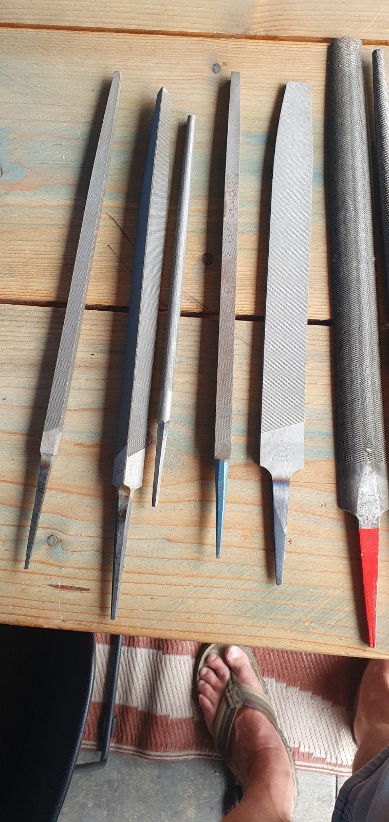 Set van diverse vijlen, inclusief vintage Nicholson vijlen, Ophalen of Verzenden, Gebruikt, Vijl/Rasp, Overige merken