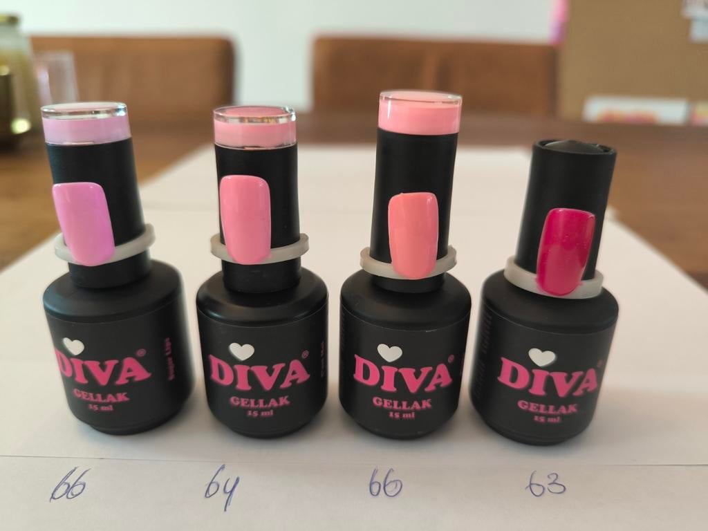 Gellak Diva, Sieraden, Tassen en Uiterlijk, Uiterlijk | Cosmetica en Make-up, Nieuw, Handen en Nagels, Ophalen of Verzenden