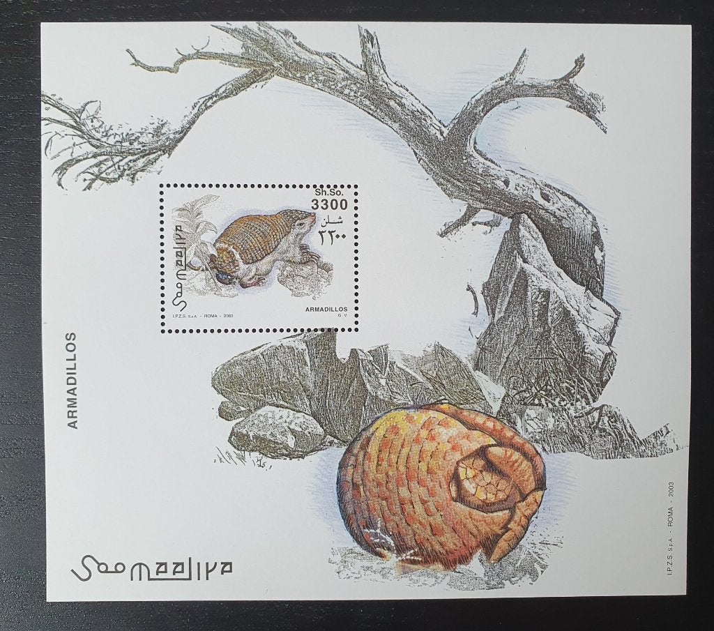 Somalie 2003 Gordeldier Yvert blok 104 postfris, Verzenden, Postfris, Dier of Natuur