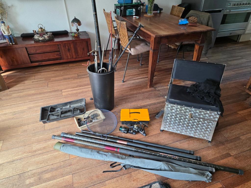 Hengelsport Collectie - Diverse Hengels & Access, Ophalen, Gebruikt