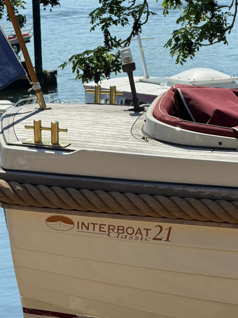 Interboat 21 Classic vetus 33pk 4 cilinder mooie staat!, Watersport en Boten, Sloepen, Ophalen, Zo goed als nieuw, Interboat, Elektrische start