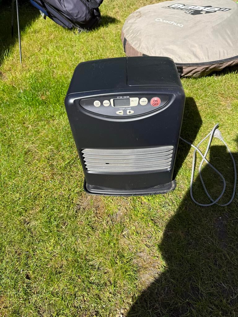 Lichtgewicht Elektrisch Gaskacheltje voor Caravan - Veilig, Huis en Inrichting, Kachels, Ophalen, Gebruikt, Gas, Vrijstaand