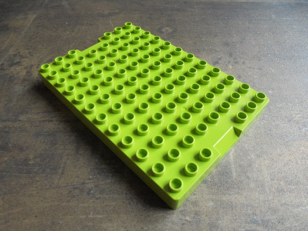 Lego Duplo Container Top Brick 8x12 (zie foto's), Ophalen of Verzenden, Gebruikt, Losse stenen, Duplo