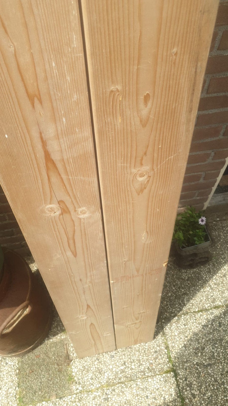 Badding hout.lengte 1.90 en 3.20, Ophalen of Verzenden, Minder dan 180 cm, Planken