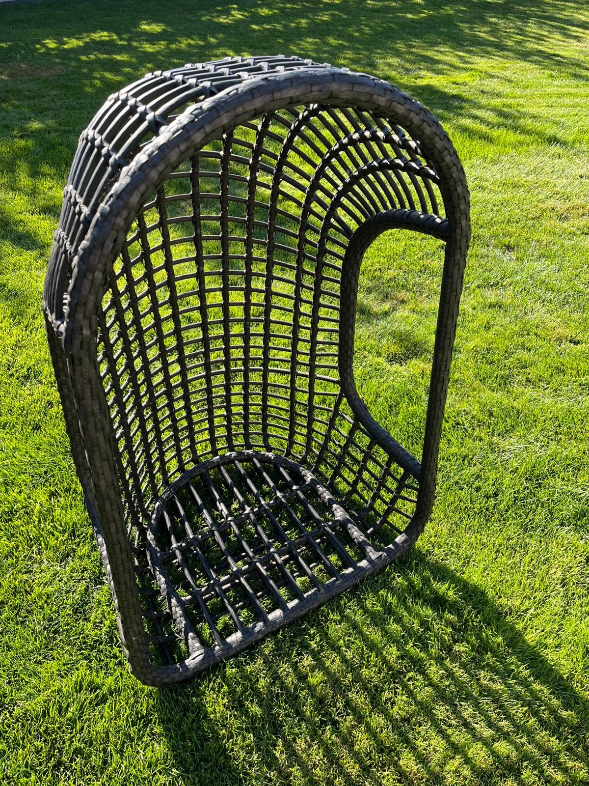 Sissy Boy egg chair kunsstof dus onderhoudsvrij, Ophalen, Zo goed als nieuw, Kunststof