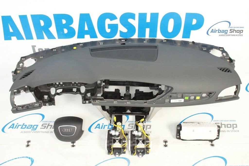 Airbag set - Dashboard 4 spaak grijs wit Audi A6 C7, Gebruikt, Ophalen of Verzenden