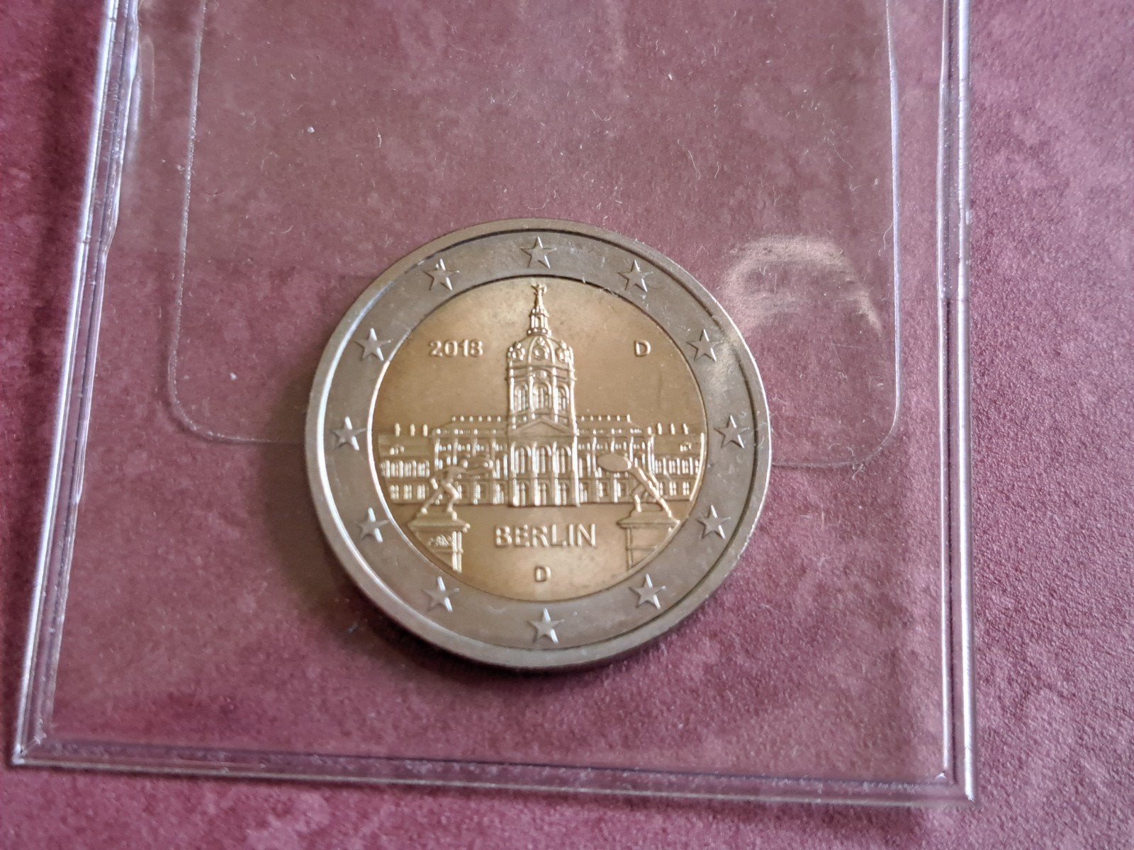 2 euro UNC Duitsland Charlottenburg Berlijn 2018 (D), Ophalen of Verzenden, Duitsland, 2 euro