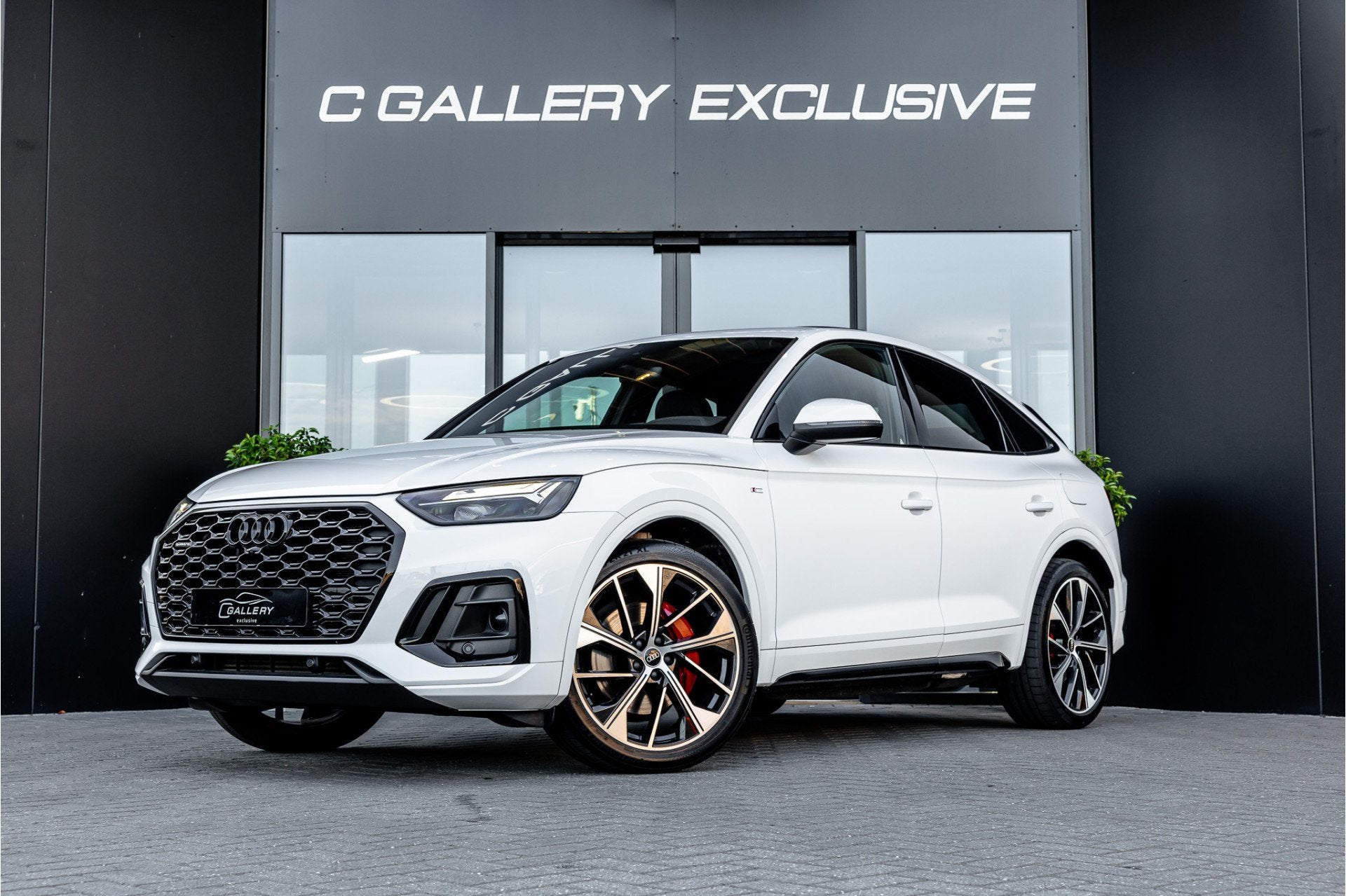 Audi Q5 Sportback 50 TFSI e S edition Competition - S Line |, Auto's, Audi, Automaat, Gebruikt, Wit, Bedrijf