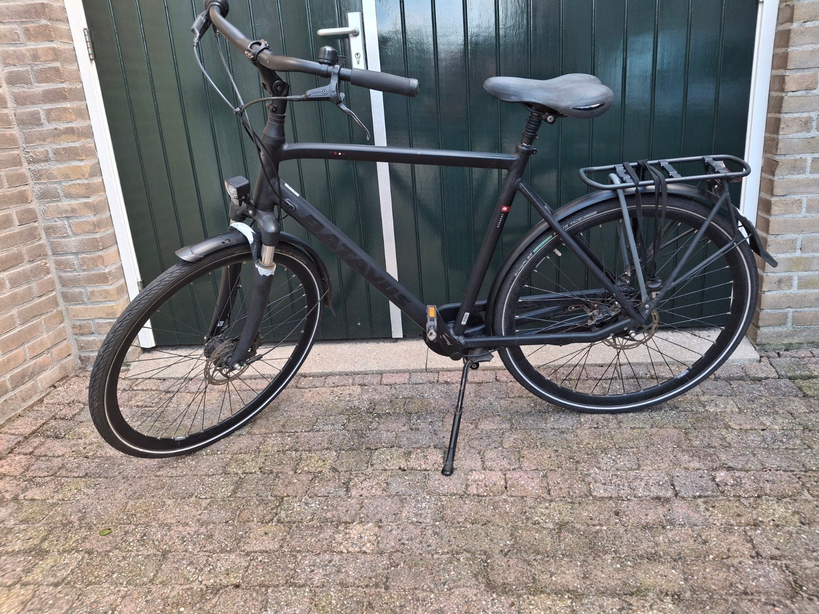 Batavus type  Dinsdag Herenfiets 55 cm zwart 7 versnellingen, Ophalen, Gebruikt, Versnellingen, Batavus
