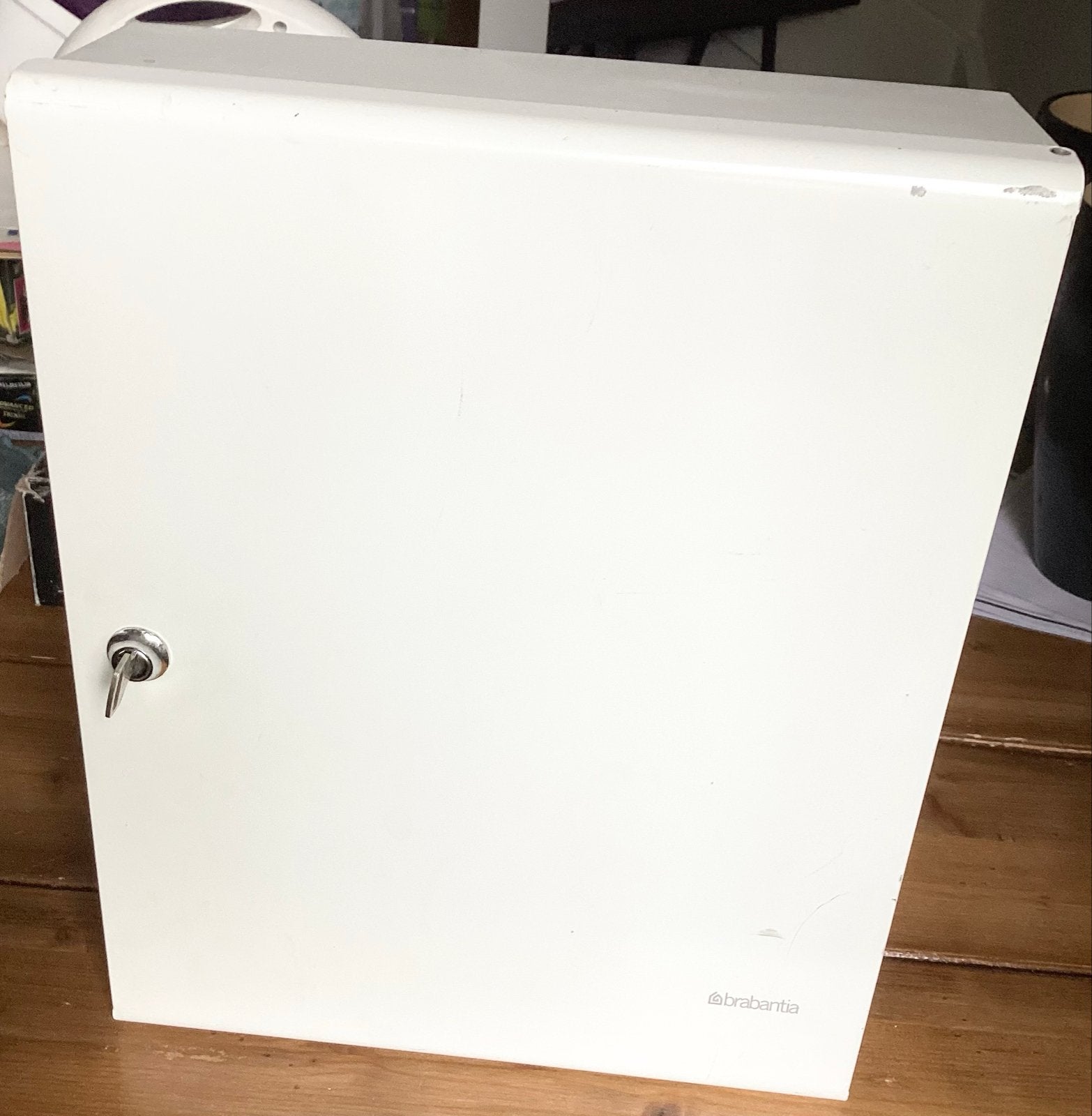 VINTAGE METALEN BRABANTIA MEDICIJNKASTJE MET SLEUTEL, Ophalen of Verzenden