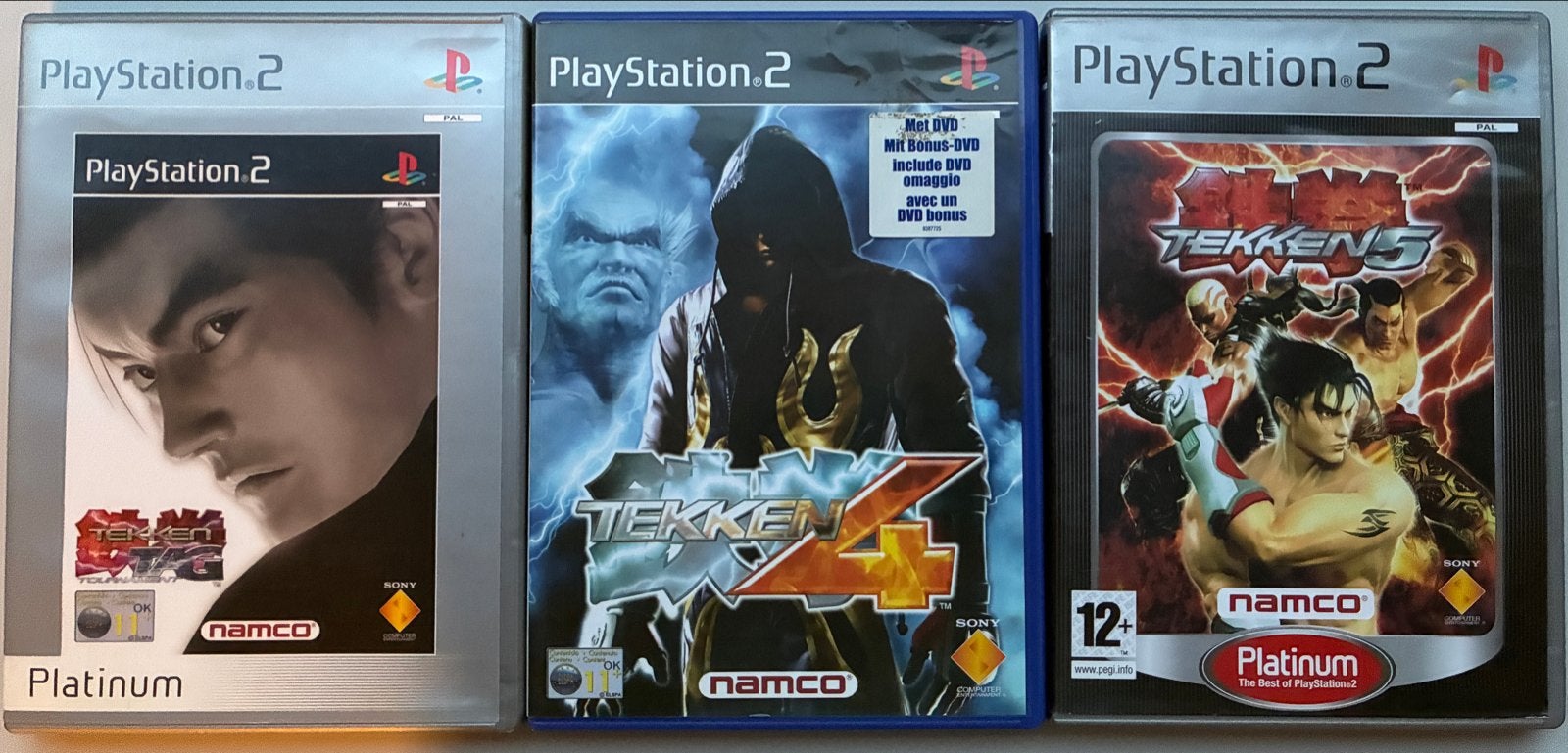 Drie Tekken games voor de ps2, Vechten, 2 spelers, Ophalen of Verzenden, Zo goed als nieuw