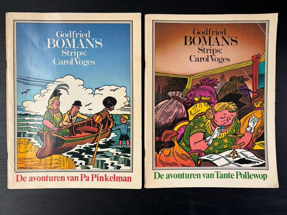 Godfried Bomans Strips: Pa Pinkelman & Tante Pollewop, Meerdere stripboeken, Ophalen of Verzenden, Gelezen