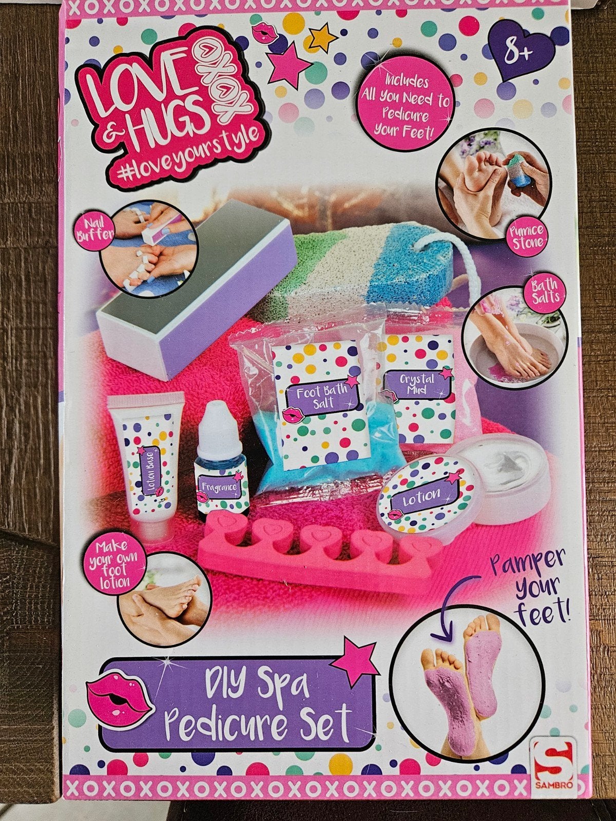DIY Spa Pedicure Set - Love & Hugs, Ophalen of Verzenden, Nieuw