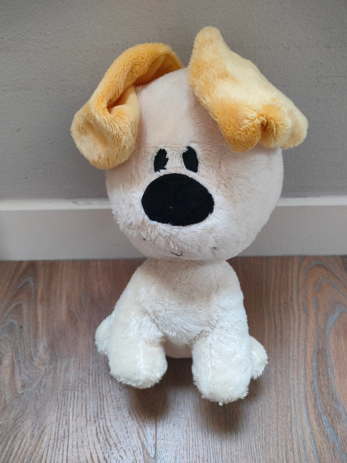 Schattige pluche hond knuffel - Zo goed als nieuw, Ophalen, Overige merken, Overige karakters, Hond