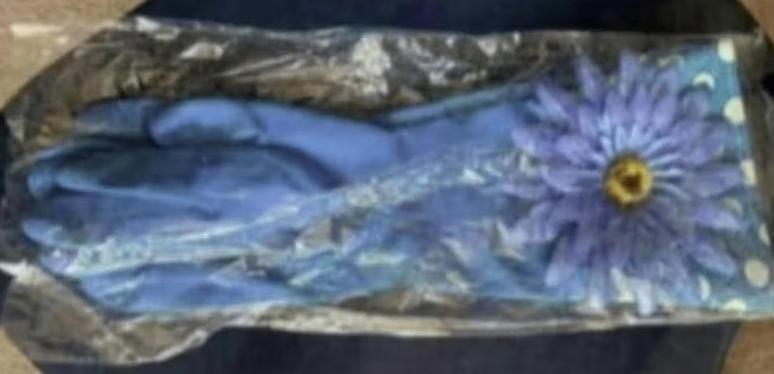 Blauwe tuin handschoenen bloem, dameshandschoenen, gummie, Tuin en Terras, Werkkleding, Nieuw, Handschoenen, Ophalen of Verzenden