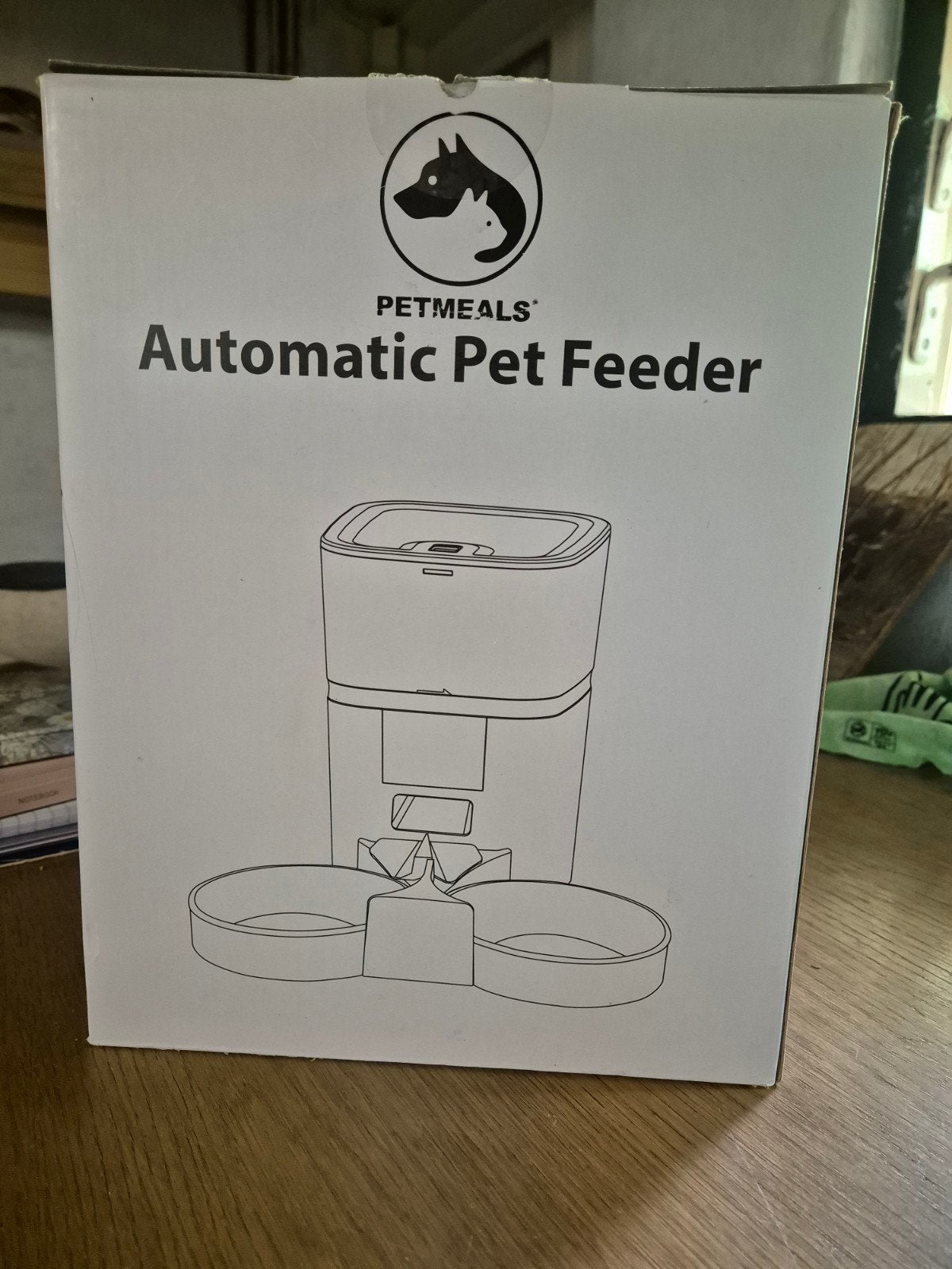 Nieuwe PetMeals automatische voerautomaat 6L – dubbele voerb, Ophalen of Verzenden, Automatisch, Nieuw