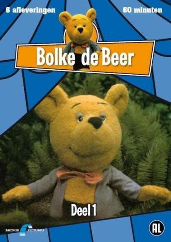 DVD Bolke De Beer - Deel 1, Alle leeftijden, Poppen, Tv-serie, Zo goed als nieuw