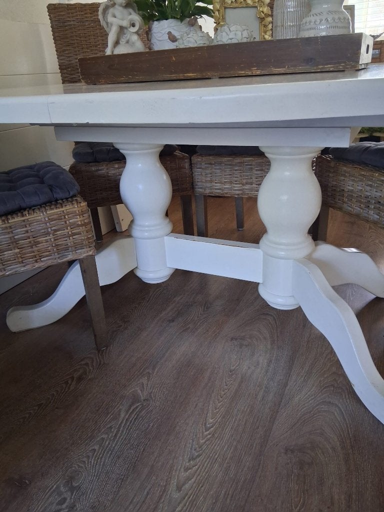 schitterende Zware ovale bolpoot tafel uitschuifbaar, Huis en Inrichting, Tafels | Eettafels, Ophalen, Gebruikt, 150 tot 200 cm