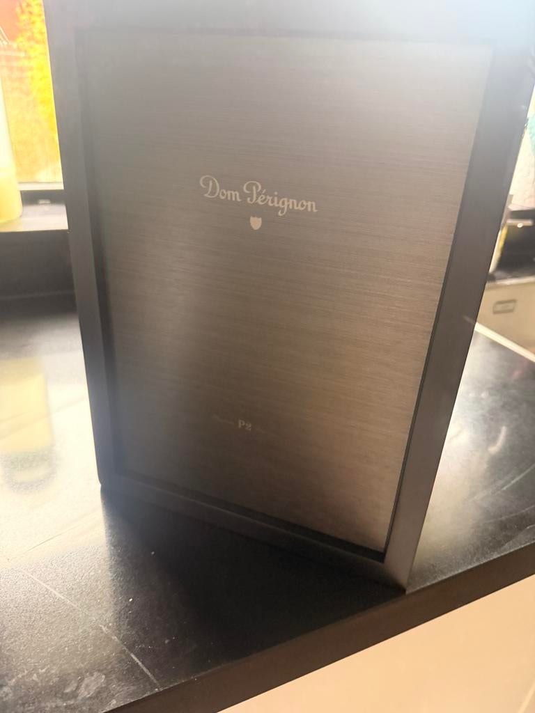Lege Dom perignon P2 luxe transportdoos coffert, Gebruikt, 5 tot 15 flessen, Ophalen of Verzenden, Minder dan 50 cm
