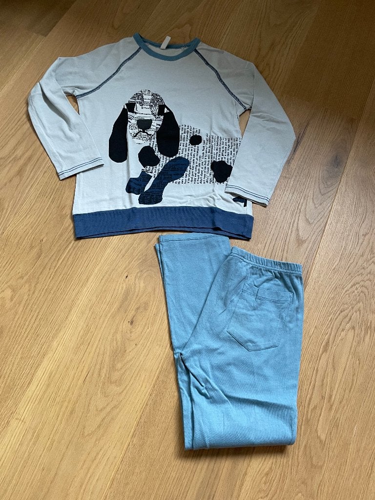 Pyjama maat 122 hond Benetton, Ophalen, Nacht- of Onderkleding, Jongen of Meisje, Zo goed als nieuw
