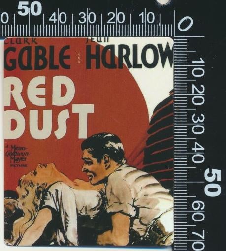 Sticker: Red dust, Verzamelen, Stickers, Ophalen of Verzenden, Zo goed als nieuw, Film, Tv of Omroep